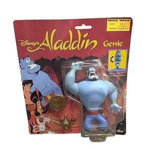 Vintage Disney's Aladdin Movie Genie Action Figure  No 5302 New & Sealed Mattel